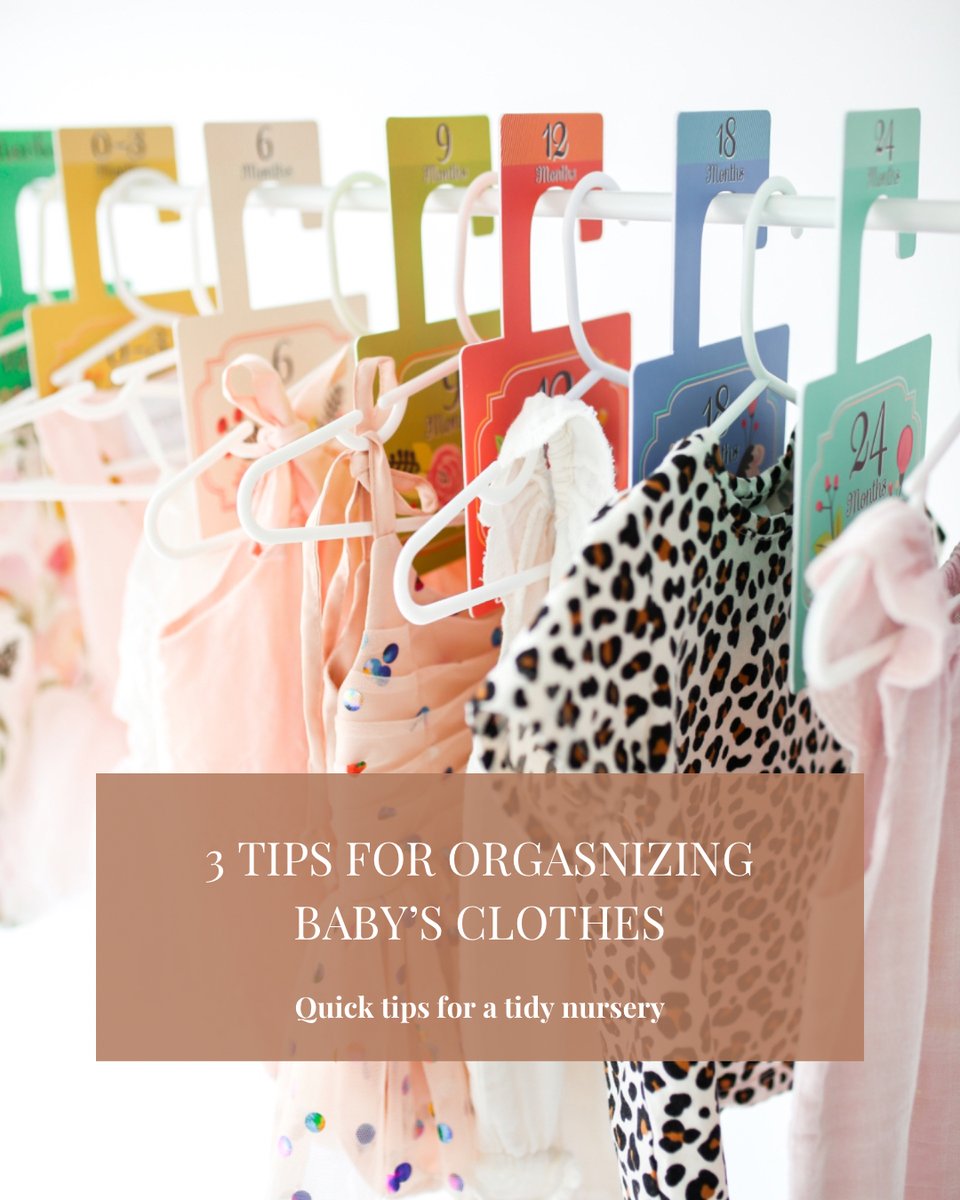 LucyDarlingShop's tweet photo. 👗👶 Organizing Baby's Clothes: 3 Tips for a Tidy Nursery 👶👗

1. Categorize by Size: Babies grow quickly, and their clothing sizes change just as fast. To keep things organized, sort your baby's clothes by size. Use labeled dividers or storage bins to separate newborn, 0-3 mont https://t.co/OmN3fCwGSa