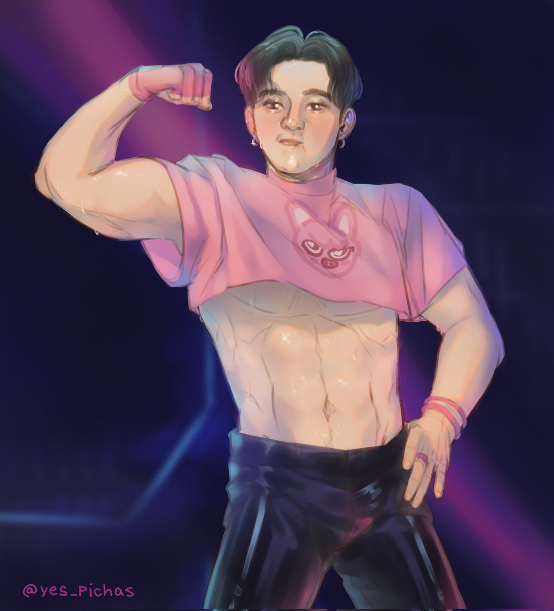 yes_pichas's tweet photo. changbin salon?

#Straykidsfanart #changbin https://t.co/kwCJDpV8I5