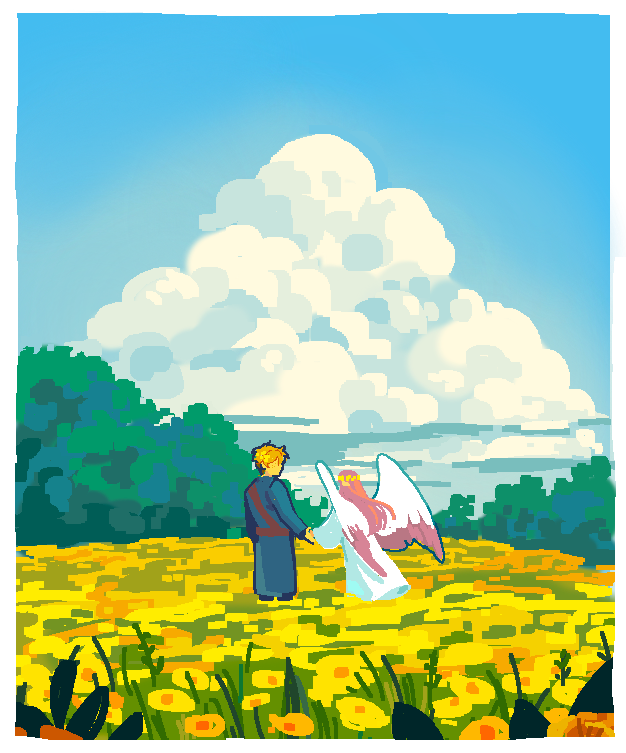 「dawn, midday, twilight 」|cae!🌿🌟のイラスト