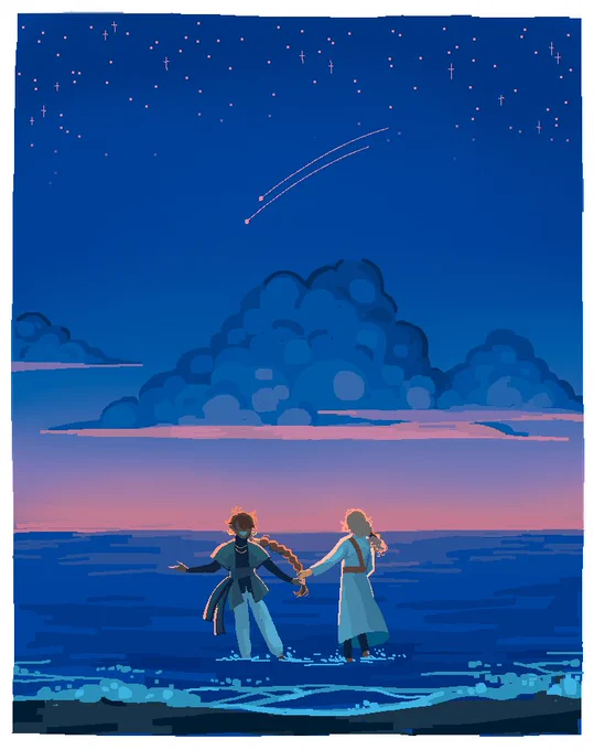 dawn, midday, twilight 