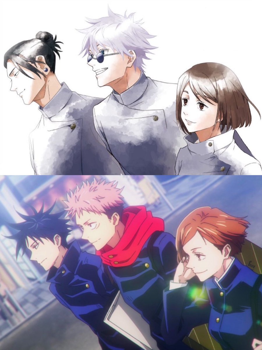 AnimeePost's tweet photo. JUJUTSU KAISEN TRIO ❤️ https://t.co/LqVHdbomYQ