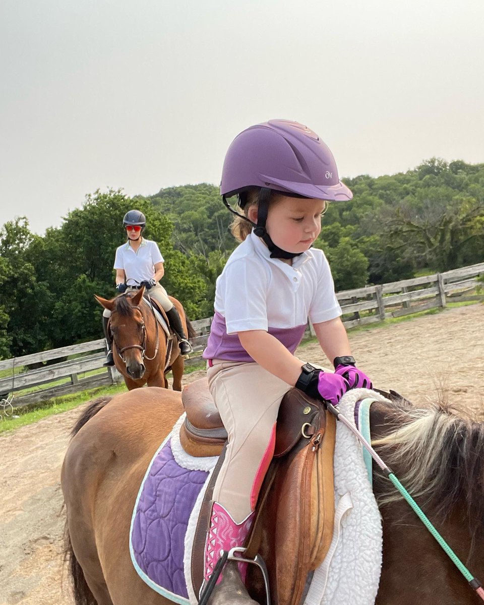 #mommyandme riding day with our newest horsewoman #AdinaAnn