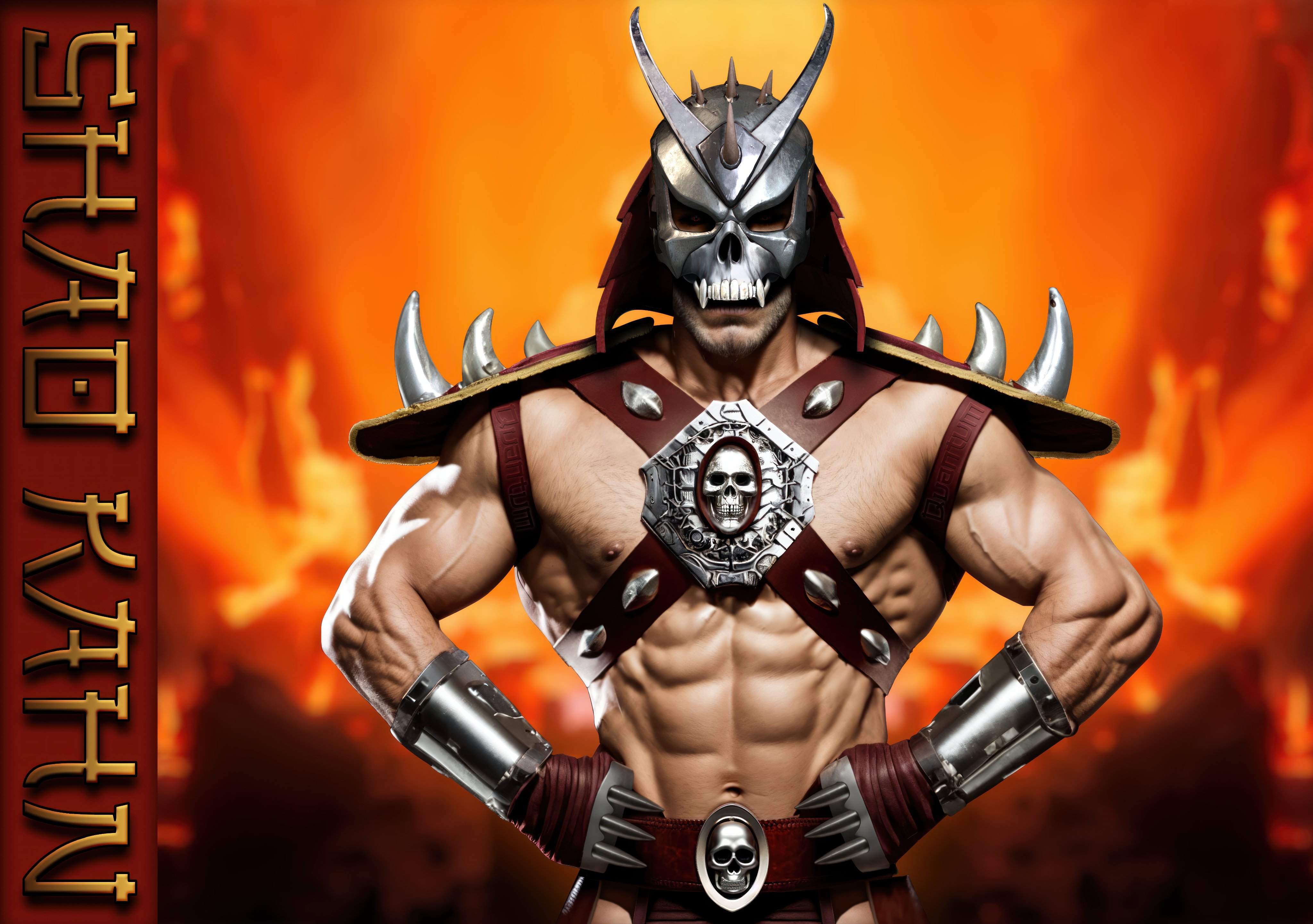 Quantum on X: Shao Kahn from MK2 Remaster by me #MortalKombat