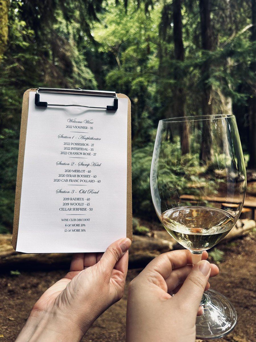 Love our little day trip adventures! #WhidbeyIsland #OttAndHunterWinery #WineInTheWoods #PNW #Winery