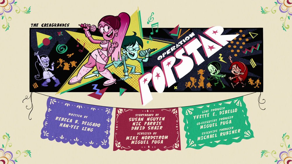 Trijosh1's tweet photo. Happy 2nd Anniversary to "In the Mick of Time" & Operation Popstar"! I like how Luna convince Mick to come to High School and 12IM and Alisa Barela came to the GLC Music Festival. #TheLoudHouse #TheCasagrandes #InTheMickOfTime #OperationPopstar #RebecaBDelgado #HanYeeLing https://t.co/Bkl3DkRVus