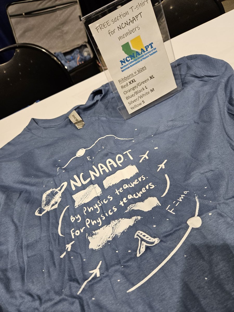 If you're at #AAPTSM23 come check out our NCNAAPT booth! We have FREE section T shirts and badge ribbons for teachers from our section.