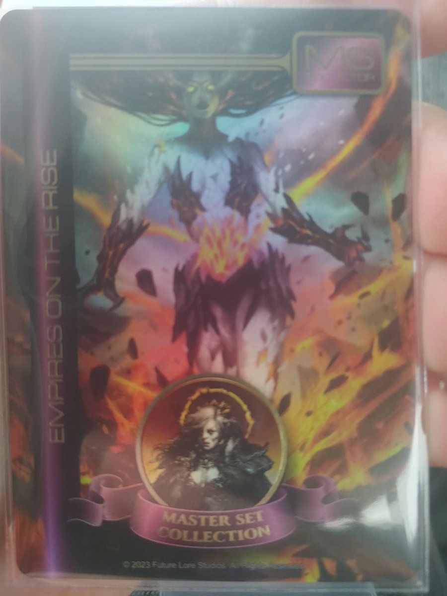 JBFepic's tweet photo. Finally we have the last set collector card for the newest set Empires on the rise, still can't believe I managed to get the entire set in one weekend.  It was a great tournament and a great weekend thank you @LegionsRAW 
#TCG #CCG #TradingCards #Collectibles https://t.co/CkUcKJKGED