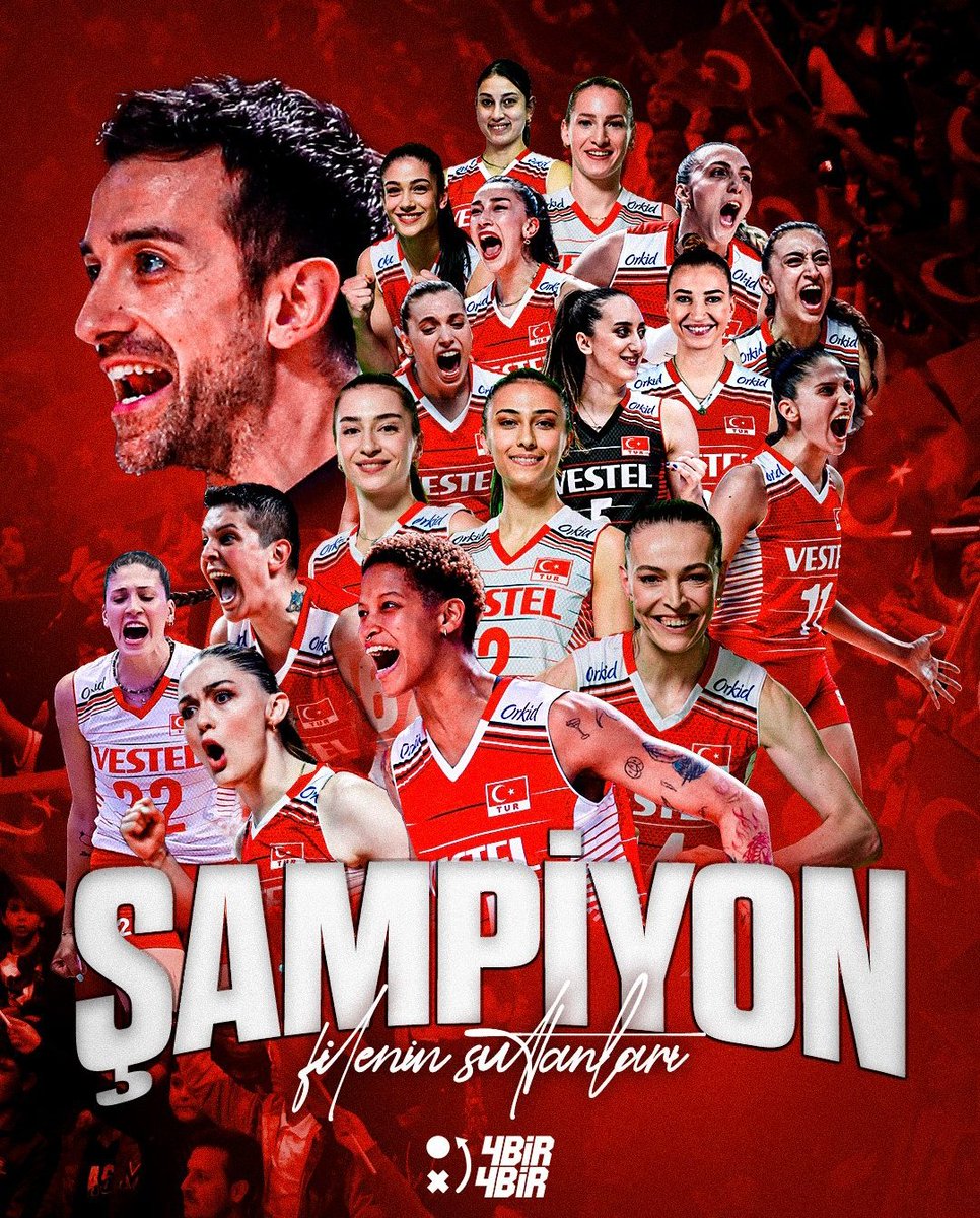 🏆 ŞAMPİYONUZ! ŞAMPİYONUZ! ŞAMPİYONUZ!

🏆 KUPA BİZİM! KUPA BİZİM! KUPA BİZİM!

🇹🇷 Filenin Sultanları, FIVB Milletler Ligi finalinde Çin'i 3-1 mağlup etti ve altın madalyanın sahibi oldu.

#FileninSultanları #FileninSultanları