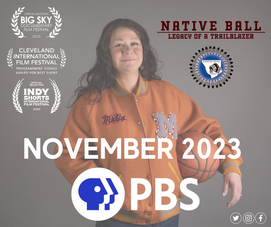 FamilyTheater1's tweet photo. Get ready to experience something powerful! Our inspiring half-hour doc @โNativeBallMovie starts airing on PBS affiliates across the U.S. this November during #NativeAmericanHeritageMonth. Don't miss it! #NativeBalltheMovie #NativeAthlete #NativeBall https://t.co/CQ6bFflf0k