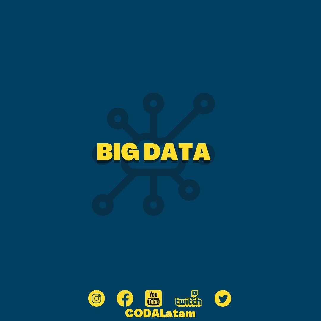 CODALatam's tweet photo. BIG DATA
Abordamos algunos conceptos generales de BIG DATA🧵
#CODALatam #programacion #BigData #programmer #code #development https://t.co/K2D3qPpz61