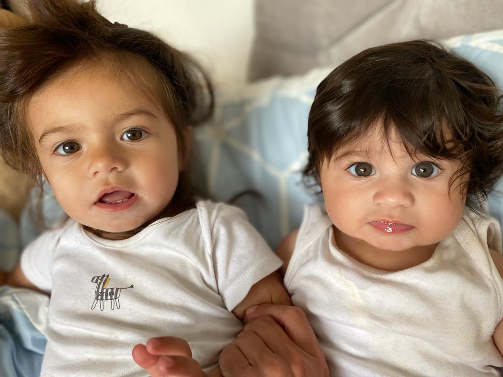 VicSehmi's tweet photo. I have these two princesses. They make me feel like a king. #Jasmine &amp; #India #daughters #beautiful #dadlife #sisters #iloveyou #❤️ https://t.co/9e0IZR96hr