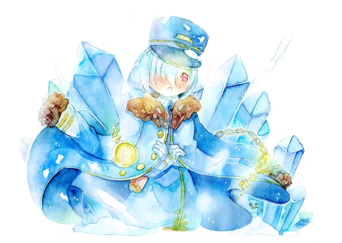 海の日らしいので水系+青い絵を再掲〜(囚墓含む)