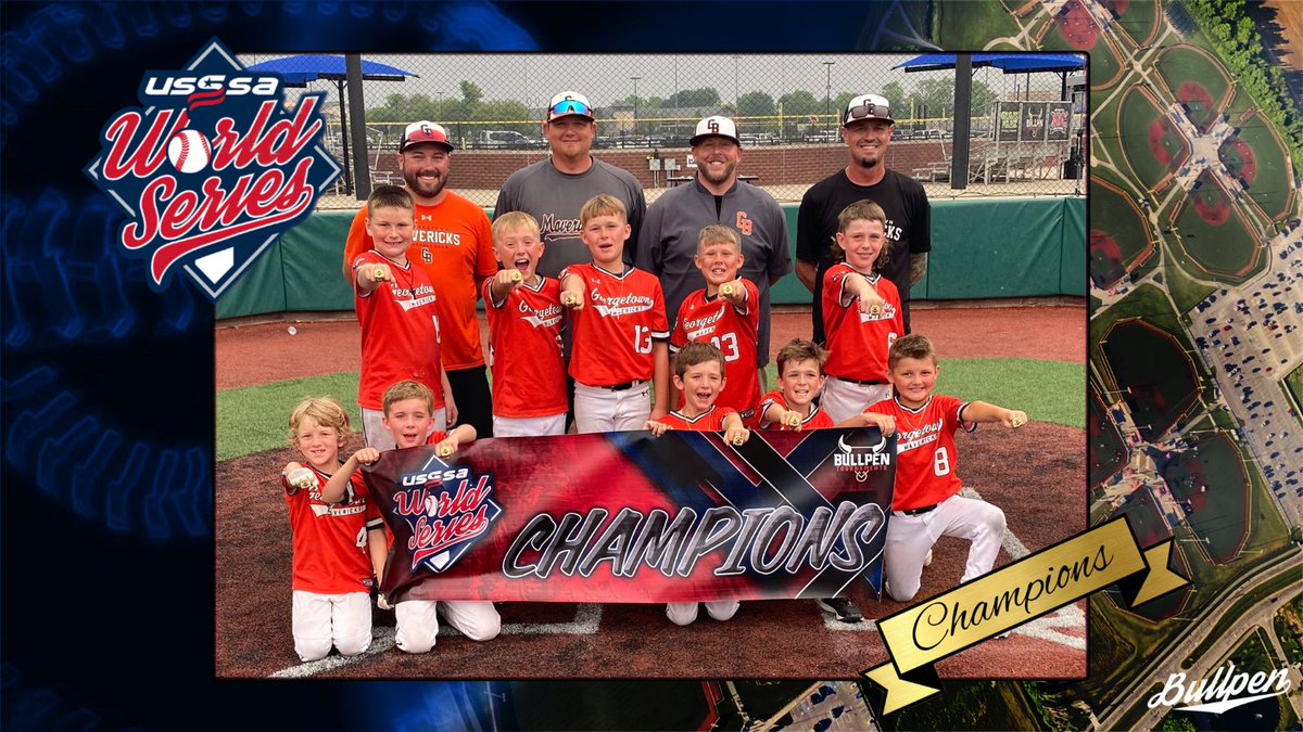 🏆 Congratulations to the winners of the 2023 USSSA A World Series, GBC Maverick's 9u!!!🏆 #WhereBaseballMatters