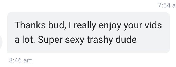 Thinking about how this is the best compliment I&rsquo;ve ever gotten. https://t.co/9UolttWXgo