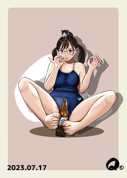 7/17㊊のモカちゃん💦
改めましてフォロワーさん6,000人に感謝申し上げます<(_ _)>
こんな健全なイラストしか描けませんが今後ともよろしくお願いします😱 