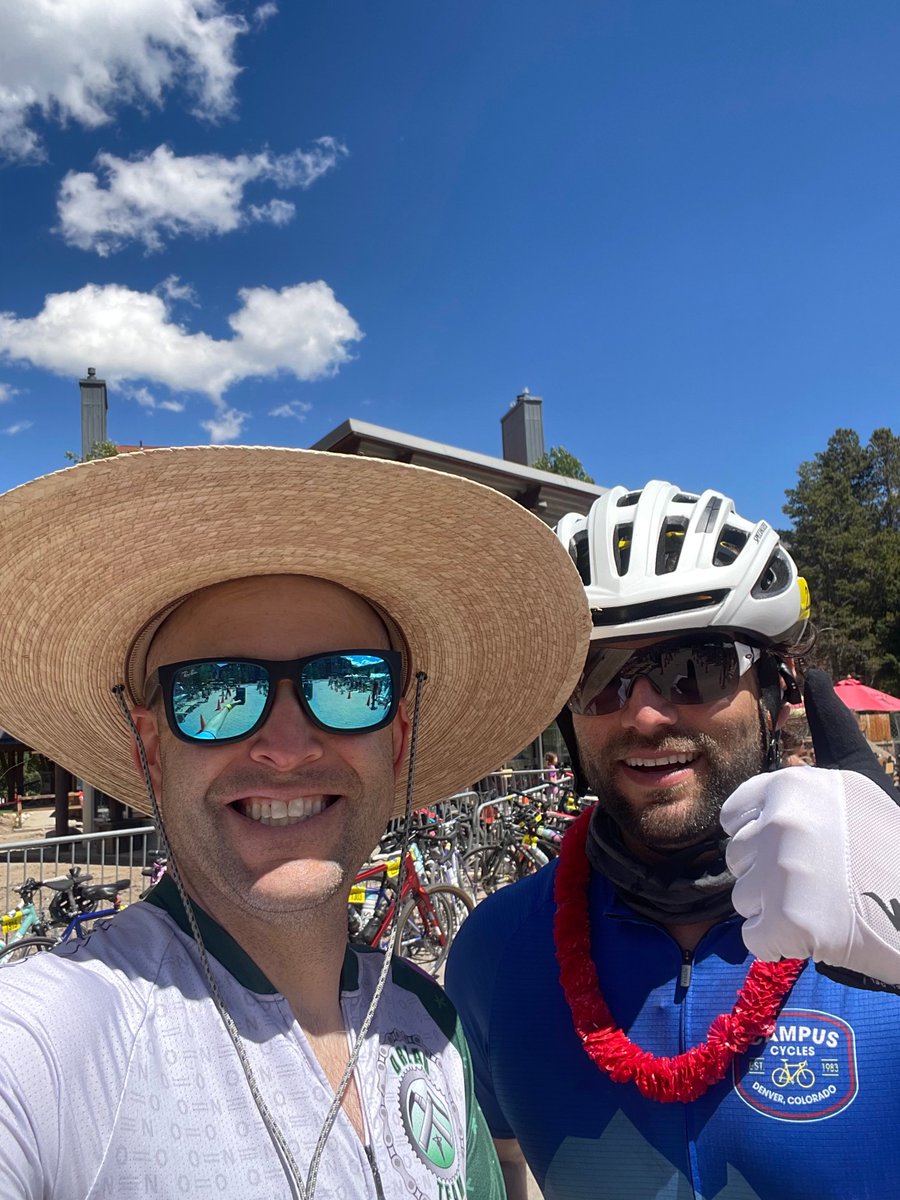 CUSOMAnesthesia's tweet photo. The team ascended not one, but two mountain passes on bicycles - at elevation!  That is a true commitment to the patients and families they serve every day! We applaud their effort. #pediatricanesthesia https://t.co/jjok7zSDcf https://t.co/0Oz4c8FG4m