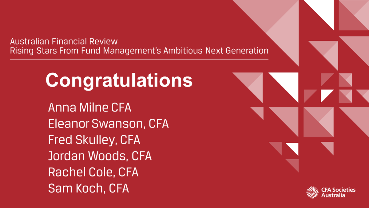 CFA Society Australia tweet media