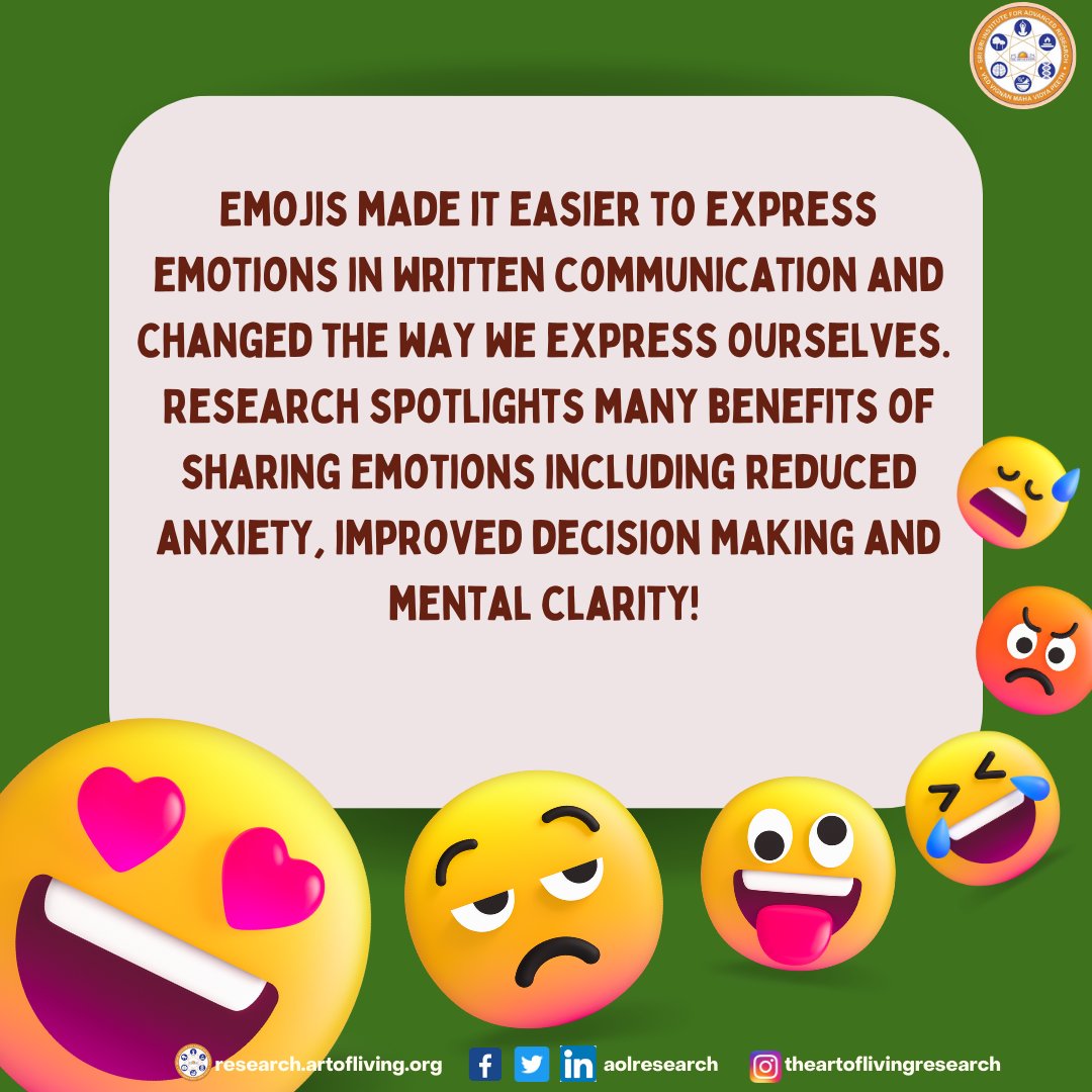 aolresearch's tweet photo. Emojis have made our lives more easier, to expresses our emotions in communications. Let's celebrate this Emoji Day with a fun quiz!
#WorldEmojiDay #funquiz #aolresearch #ssiar #srisri #artofliving https://t.co/kw6QqqnFiv