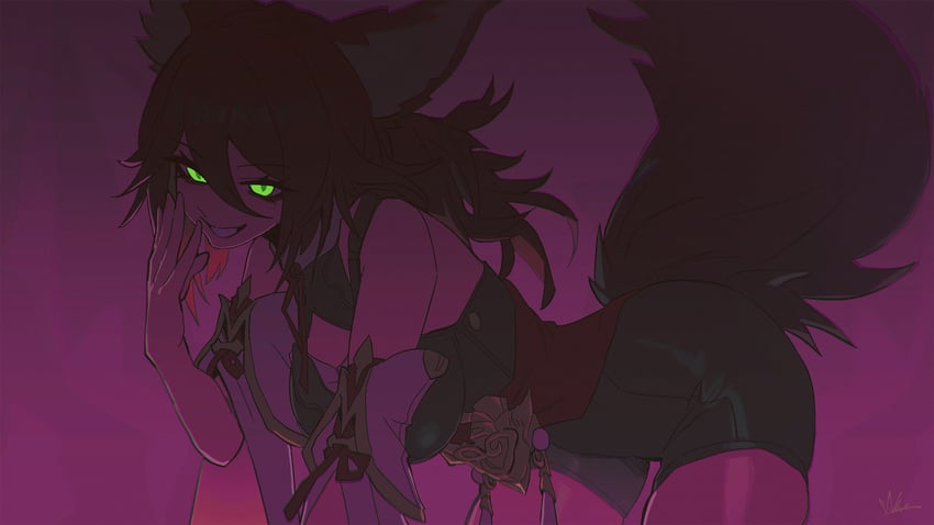 "ᵀʳⁱᶜᵏ? ᴵ'ᵐ ᵐᵒʳᵉ ᵒᶠ ᵃ ᵗʳᵉᵃᵗ~"

🩸Zoroark Gijinka
🩸N/SFW themes ahead 
🩸+18 only
🩸Enter at your own risk

#PKMNRP #Gijinkarp