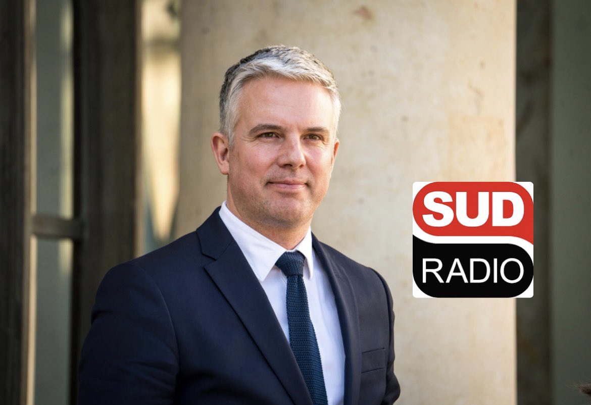 Retrouvez-moi ce matin à 8h10 en direct sur @SudRadio. 🎙️🔴⚫️