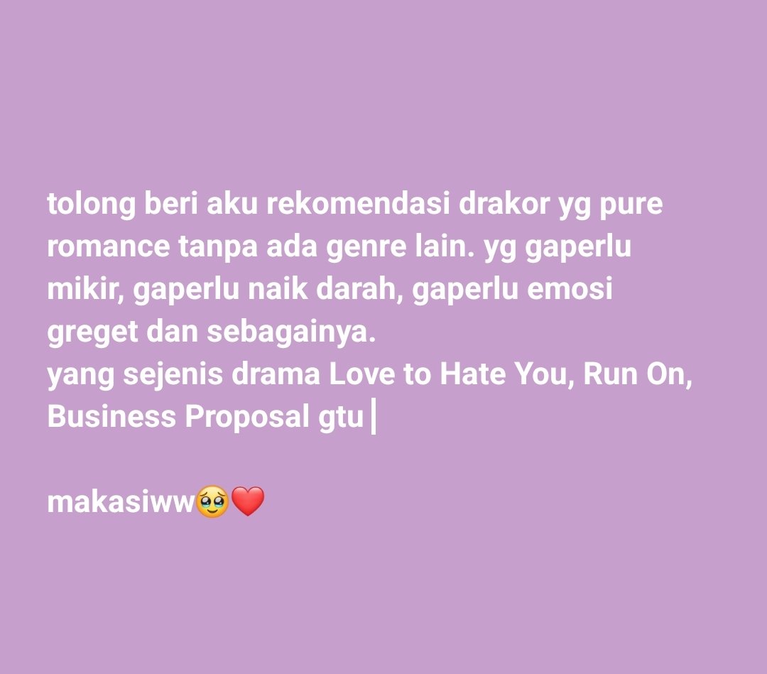 •kdm• TOLONG BERI AKU REKOMENDASI DRAMAAAAAAA