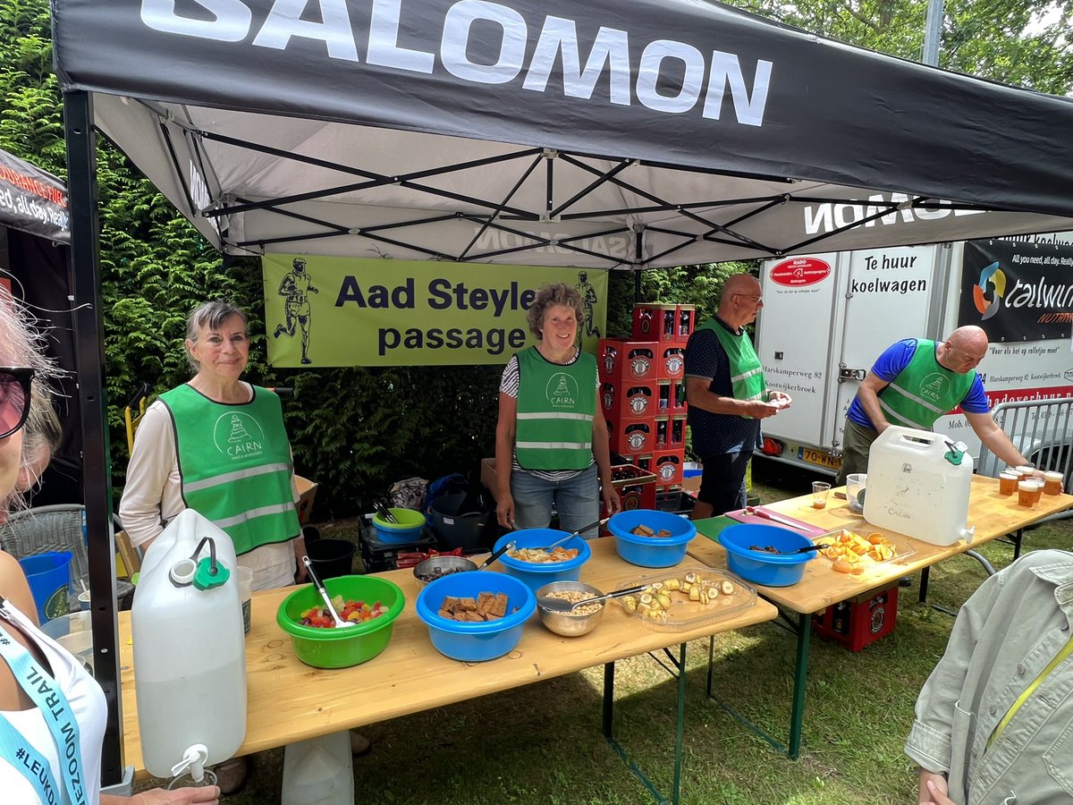 Dank aan alle vrijwilligers en m’n Mama natuurlijk 😉👣👣👣