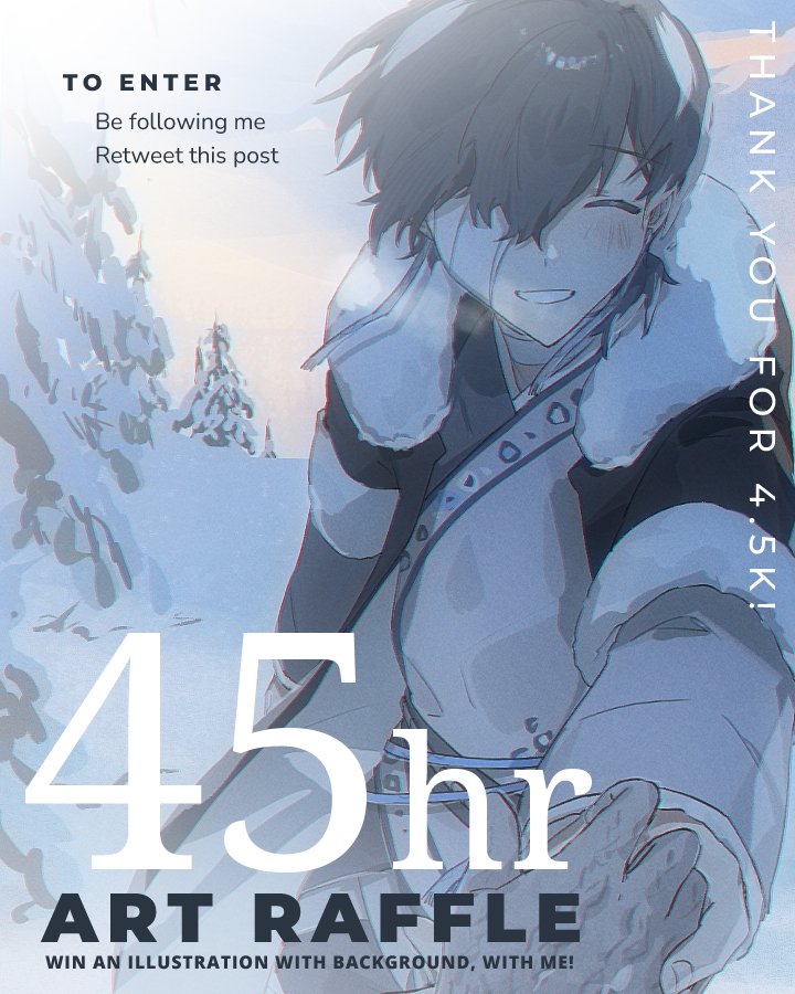 OyunOrka's tweet photo. 💙ART RAFFLE!
As thanks for 4.5k I'm hosting a 45 hour art raffle! Winner will receive an illustration of their model/OC with me!
To join:
🔹 Be following me
🔹Retweet this post
Ends on July 18, 9PM PDT! https://t.co/lIKjV9Kwmm