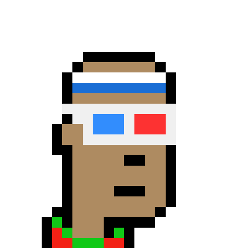 cryptoraresbot's tweet photo. CRYPTORARES X CRYPTOPUNKS: PUNK #8311 ROCKS THE TRI-JESTER-SCARF https://t.co/FM0IsVIEJY