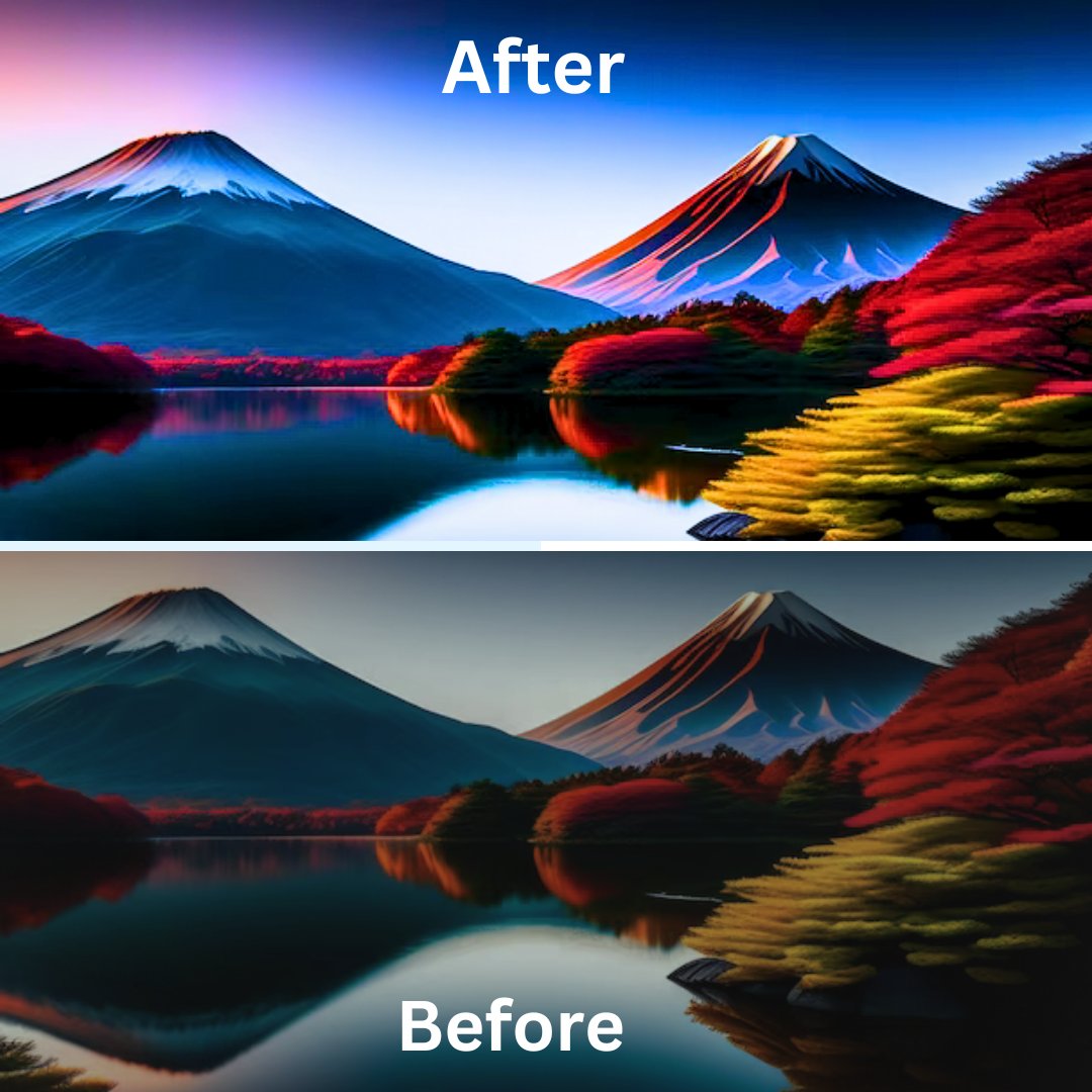 PHOTO ENHANCE /COLOURIZING IMAGING WITH EFFECTS

RATE MY WORK
.
.
.

#GraphicDesign  #Graphic  #photo #images  #photography #photoediting  #seen_festival  #NaturalBeauty  #natural #naturalimage #Valley  #boat  #Hil #EnhanceYourLife  #AdobeExpress #AdobeFirefly #adobeillustrator