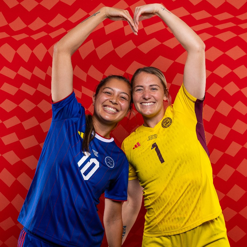 FIFAWWC's tweet photo. Nothing but love at the Philippines photo shoot! 🫶❤️

@PilipinasWNFT | #FIFAWWC