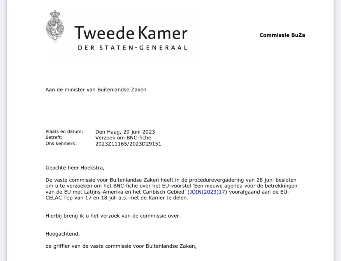 Kritische grondstoffen, geopolitiek, nooit handelsakkoorden zeggen… 
De 🇪🇺 Europese pers is vol van de ingewikkelde EU-Top vandaag met Centraal-Amerika - ook <a href="/MinPres/">Dick Schoof</a> is er.

En, wat is het standpunt van het demissionaire kabinet? <a href="/BuZaTweedekamer/">BuZa Tweede Kamer</a> deed een  (mislukte) poging: