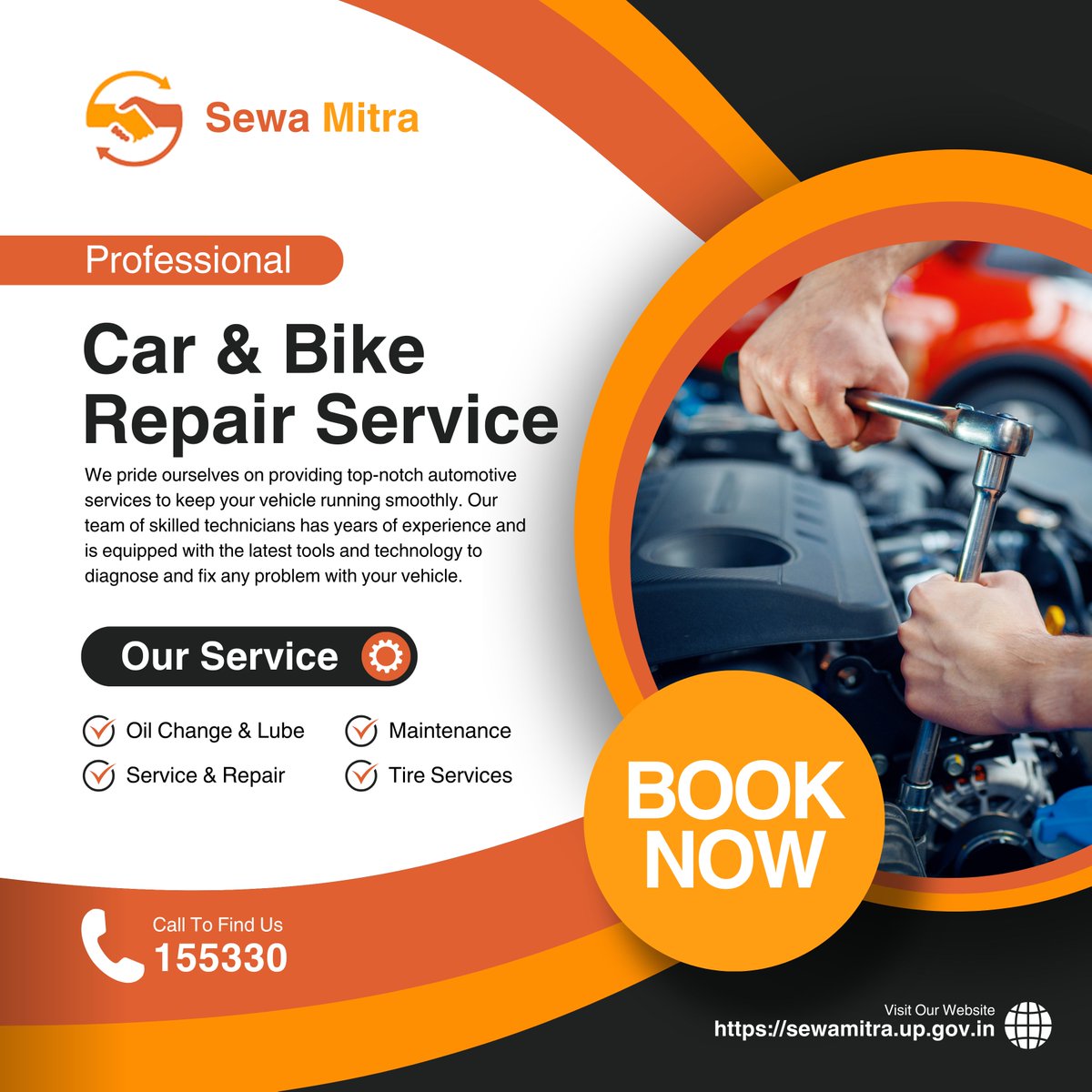 sewa_mitra's tweet photo. Call us now for Car & Bike Repair Services at 155330
#carbike #car #cars #bikerepair #bikerepairs #bikerepairing #bikerepairs4u #bikerepairshop #carrepair #carrepairs #carrepairing #carrepairshop #carrepairtools #carrepairsystem #carrepairservice #carrepairservices #sewamitra https://t.co/ZKzpI1owBX