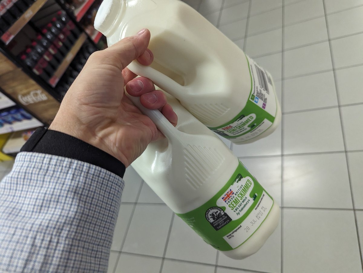 Mr_Keyte's tweet photo. One last Monday purchase before I sign off as 'Head of Milk', the greatest honour of my career in education so far. https://t.co/e2NRsKqxYi