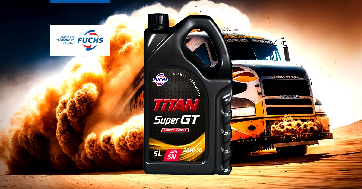 Introducing TITAN SUPER GT: top-class, low-friction engine oil for all-season use in gasoline engines, reducing oil and fuel consumption. Perfect for cars, trucks, and vans with or without turbocharging. For inquiries, call 0752 989 994. #FUCHSLubesTZ #Technology #MovingYourWorld