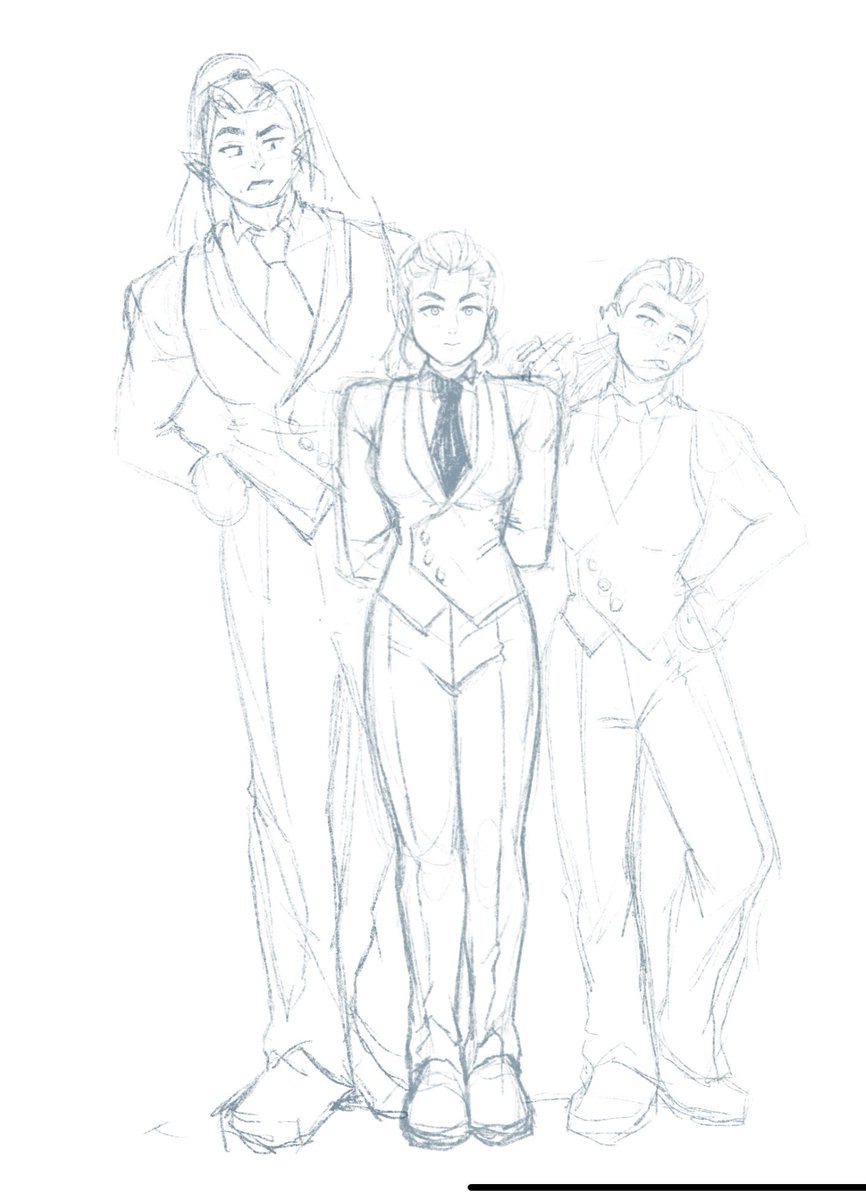 butler adora sketch + lonnie and huntara