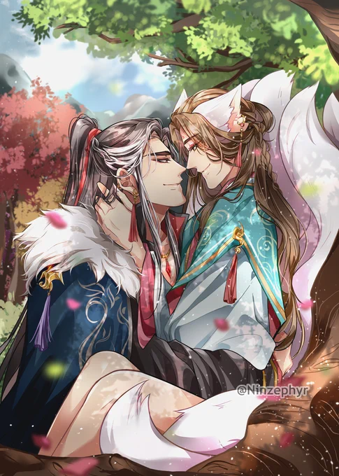 My Yanshen AU pieces for   #qqfantasyzine #ThousandAutumns #千秋 #山河剑心