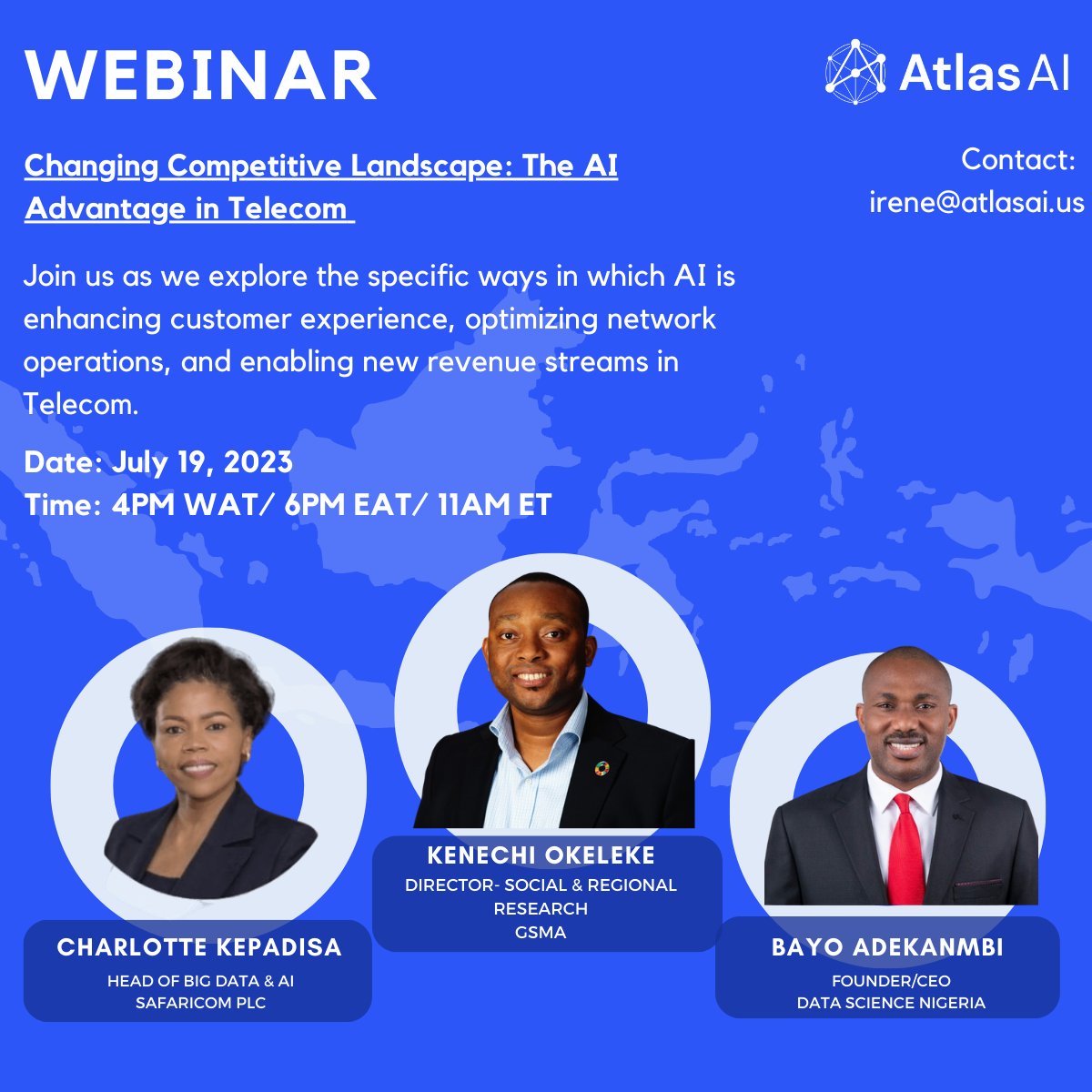 You're invited! This Wednesday, we are hosting an impressive panel of experts to discuss the ways AI can be leveraged in Telecommunications. 

RSVP here: lnkd.in/d62936uR