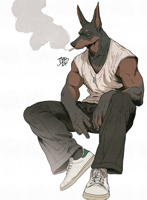 「muscular male signature」 illustration images(Latest)
