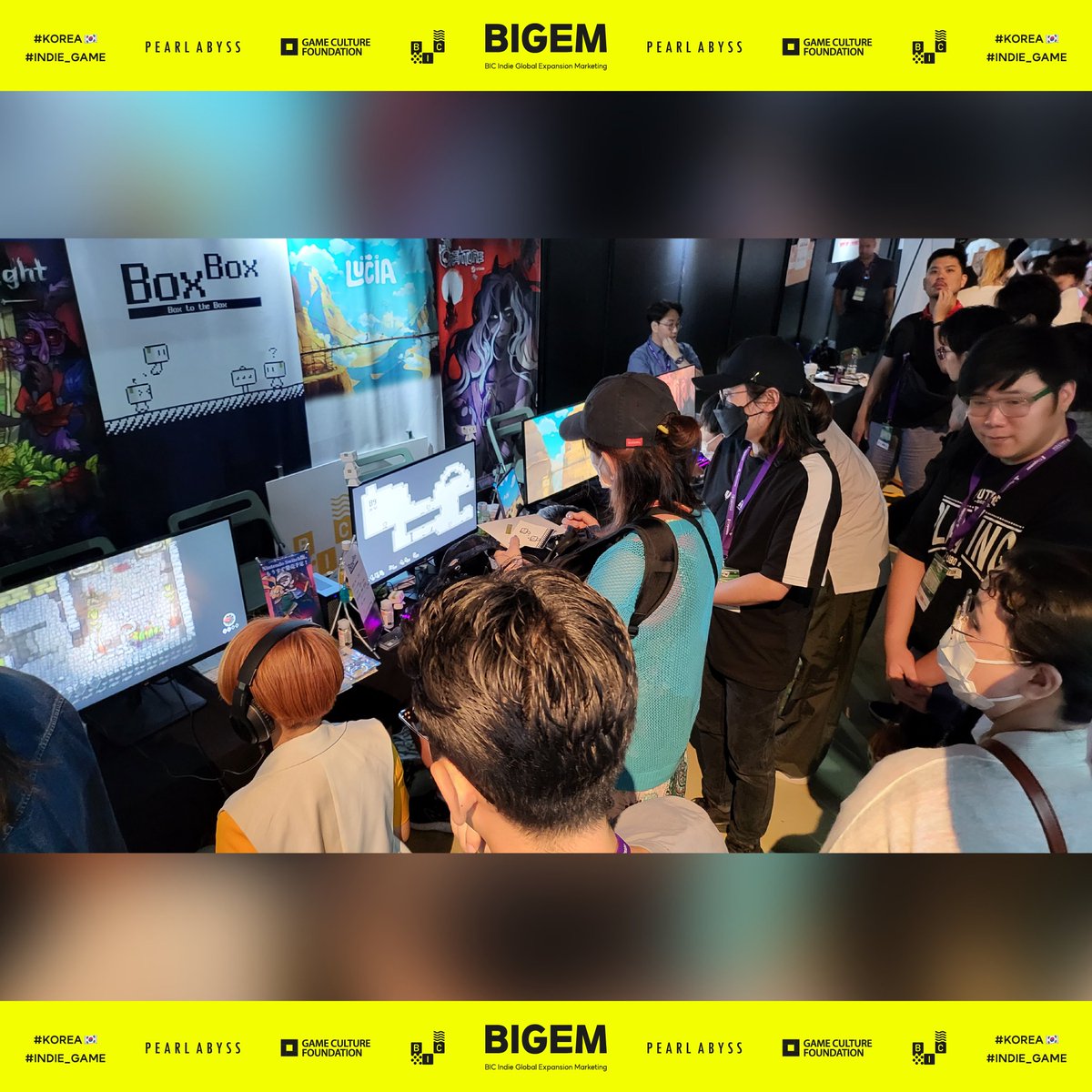 BIC_Festival's tweet photo. 【#BIC_News】 𝗕𝗜𝗚𝗘𝗠 𝗶𝗻 𝗕𝗶𝘁𝗦𝘂𝗺𝗺𝗶𝘁 𝗟𝗲𝘁'𝘀 𝗚𝗼!!

BIC는 BIGEM 선정작과 함께 전시를 성공적으로 마치고 돌아갑니다.
3일간 BIC 부스를 빛내주신 개발자님들과 관객분들 그리고 우리의 파트너 @BitSummit 에 진심으로 감사드립니다.

다가오는 BIC 페스티벌 2023에서 다시 만나요! https://t.co/w22ZC6GlR2