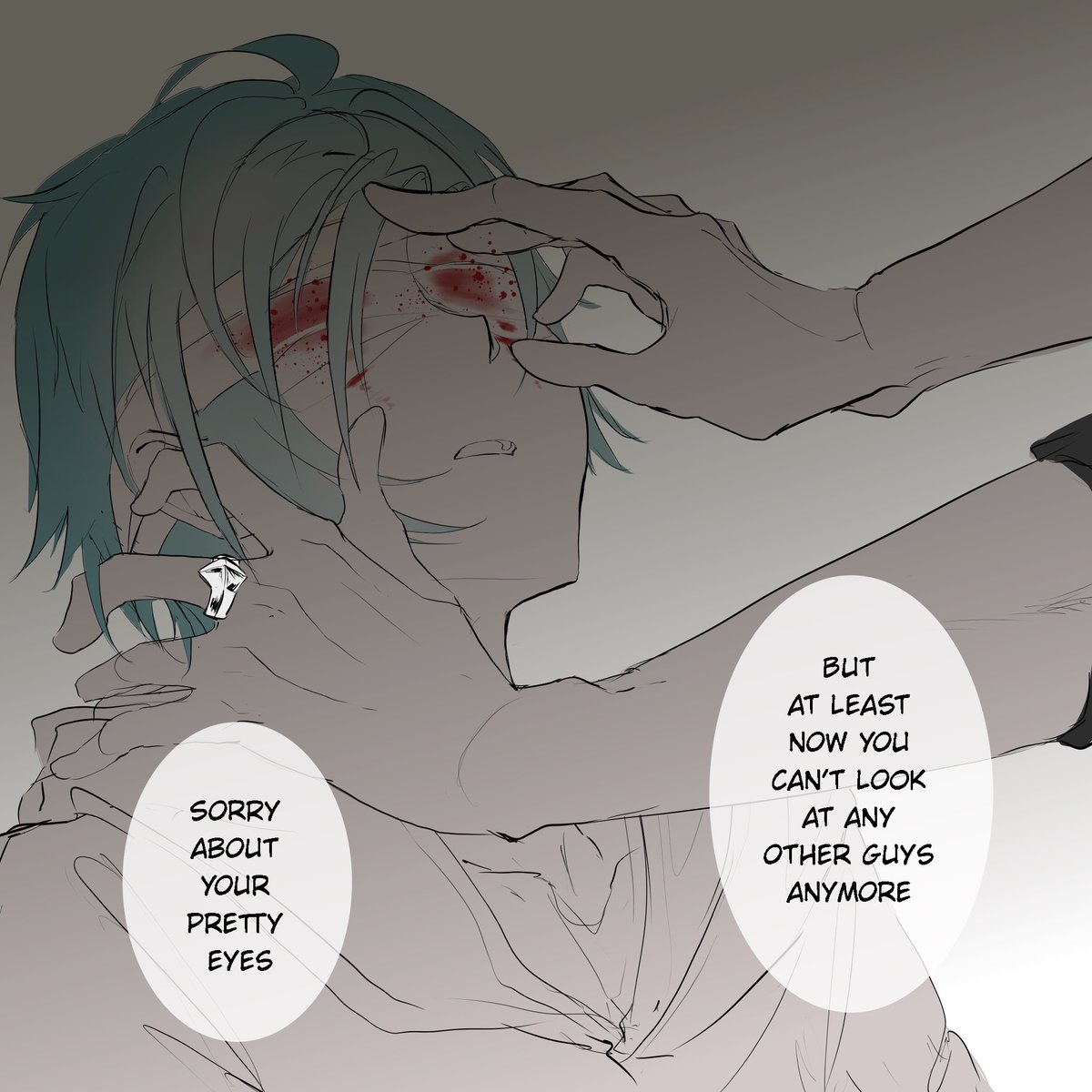 lamp_after_dark🔞 on Twitter "Jealousy (cont) Tw blood, imply gore"