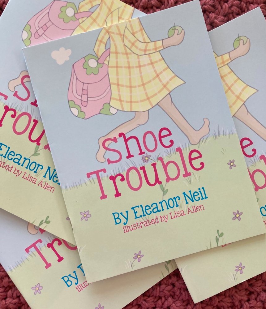 Advance copies of a new book with author Eleanor Neil and <a href="/upstartpressnz/">Upstart Press</a> Out next month!