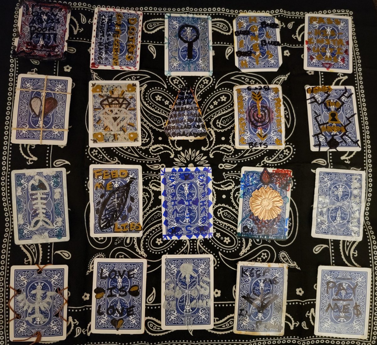 HospitalCowboy's tweet photo. You can probably assume how I feel about the new #WreckThisDeckRPG rules from the pics.

20 Demons Made &amp; Waiting! https://t.co/jFJaqfW2VW
