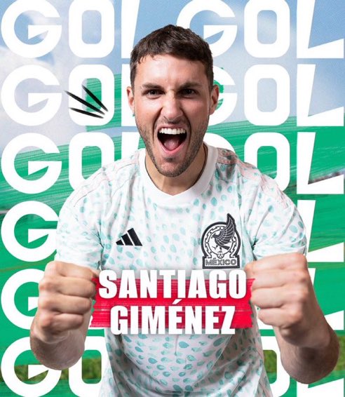 XaviSol_'s tweet photo. ¡Mejores goleadores mexicanos!

📊 Cuota de goles oficiales 
desde que terminó Qatar 2022:

🇲🇽19⚽️ Santi Giménez 🔺
🇲🇽16⚽️ Henry Martin 
🇲🇽14⚽️ Rogelio Funes Mori 
🇲🇽10⚽️ Alan Pulido 
🇲🇽10⚽️ Orbelin Pineda https://t.co/iUqh91SLNw