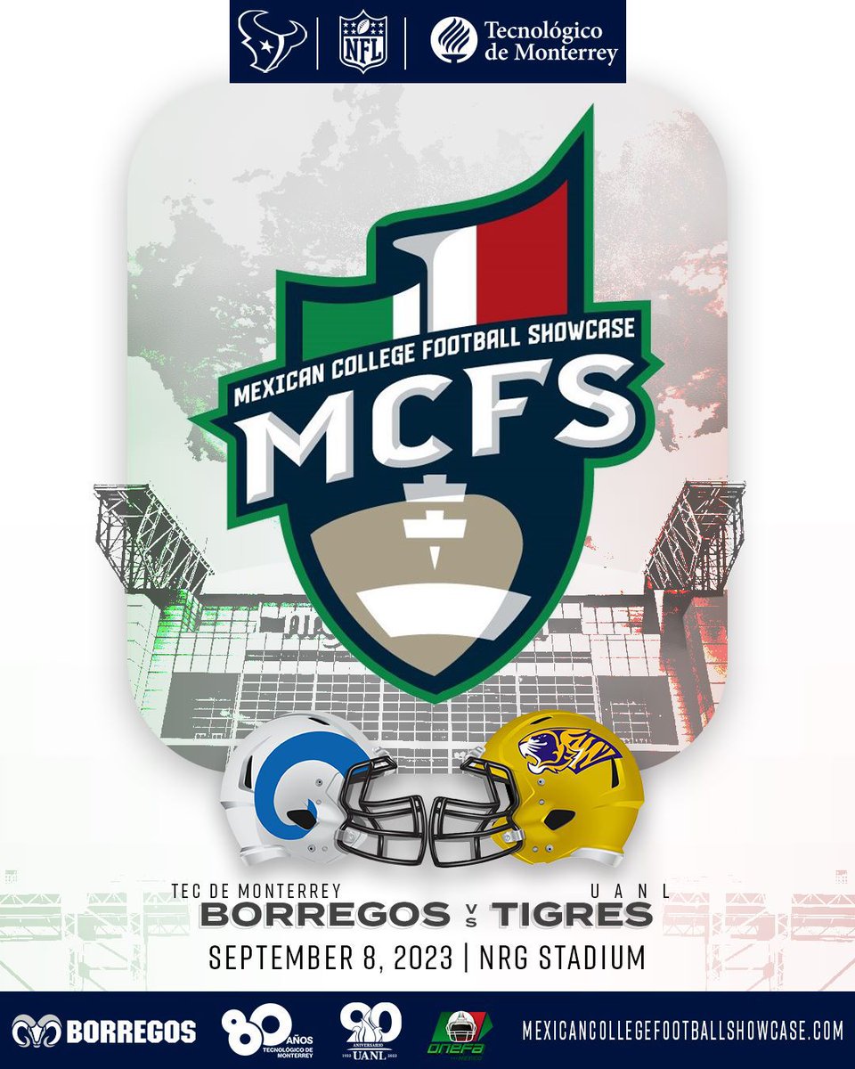 ExatecHouston's tweet photo. Tenemos una cita todos los EXATEC de Texas para apoyar a los BORREGOS
Donde: NRG Stadium
Cuando: Viernes 8 Septiembre
Hora: 7:30pm
BORREGOS vs TIGRES
Seremos lá Gran ola azul! 🌊
¡Compren sus boletos! En las secciones 126, 127 y 128 para la porra! ➡️https://t.co/sInRG9Qjs0 https://t.co/HmPJAOMc8k