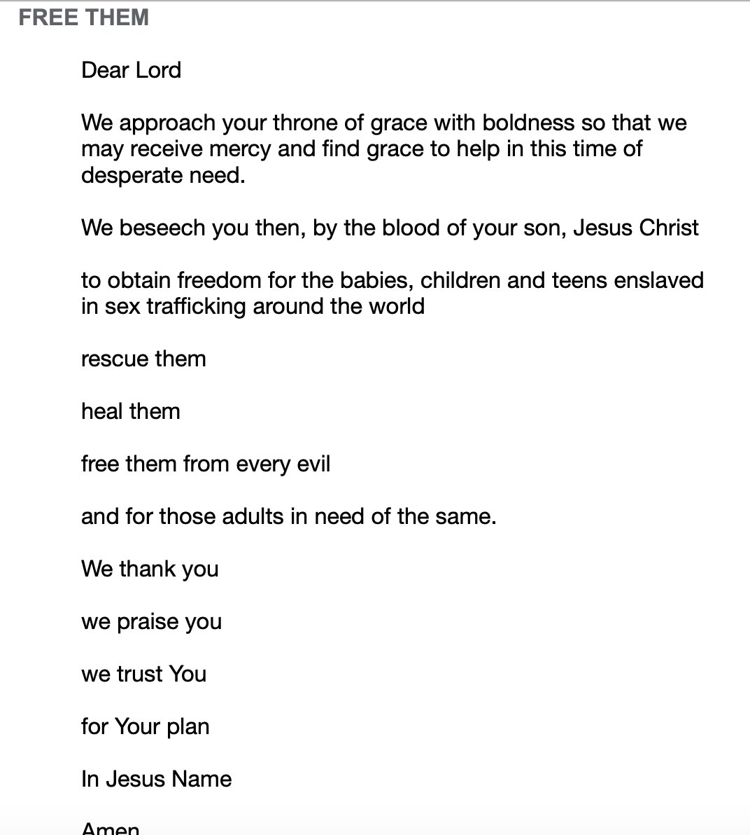 FreeThemLord's tweet image. Free them by our prayers! 2 million children in sex slavery around the world.
#silencethedarkness #fightforthelight #soundoffreedommovie #AngelStudios