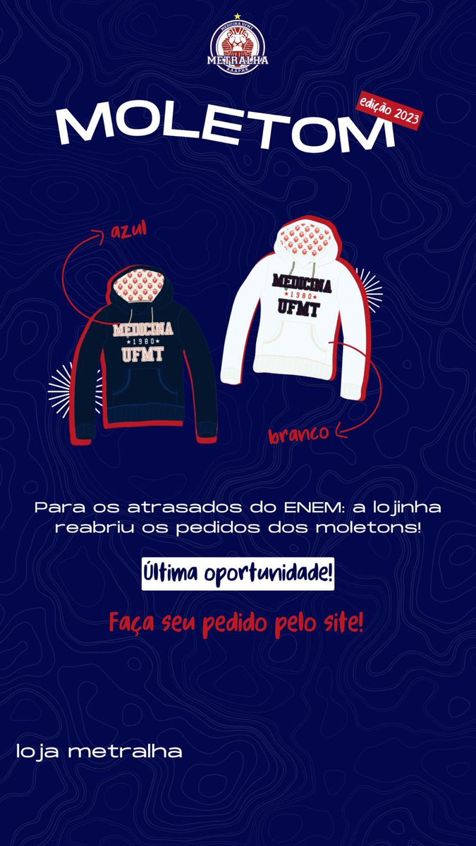 tweetralha's tweet photo. A lojinha mais amada do brasil anuncia que vamos abrir mais um pedido de moletons, até o *dia 20 de julho*. Muita gente veio atrás de pedir tamanhos ou o branco que não temos em estoque mais então abrimos essa exceção.

‼️ *link*: https://t.co/ZkM467lyxP https://t.co/FGLrbsUnb5