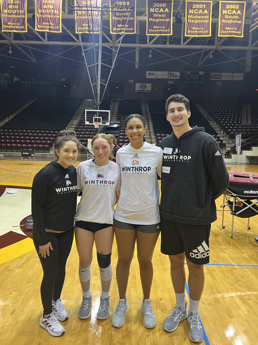 Had so much fun at the <a href="/winthropvolley/">Winthrop Volleyball</a> camp with the girls, players and coaches! I had such a great experience! Thank you so much for having me!!