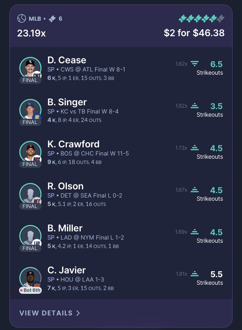 OddFatherDub's tweet photo. Winning Sheets from Discord Tonight

Sheets were Made using the Pitcher K’s Sheet and Batter K’s posted in discord 

https://t.co/lxWkLzOIqP

1st and 2nd Sheet: @TheProphet1999 
3rd Sheet: @ChozenOdds 

Join the Discord for Free Cheat Sheets and Plays Today!
#GamblingTwitter https://t.co/bcDpZelzKr