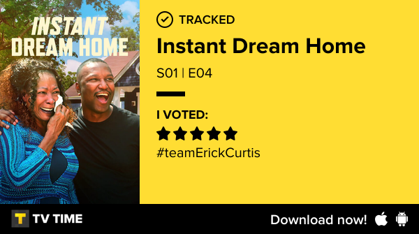 XampyF's tweet photo. I've just watched episode S01 | E04 of Instant Dream Home! https://t.co/33rCrldNNe #tvtime https://t.co/0z3DrkSr6z
