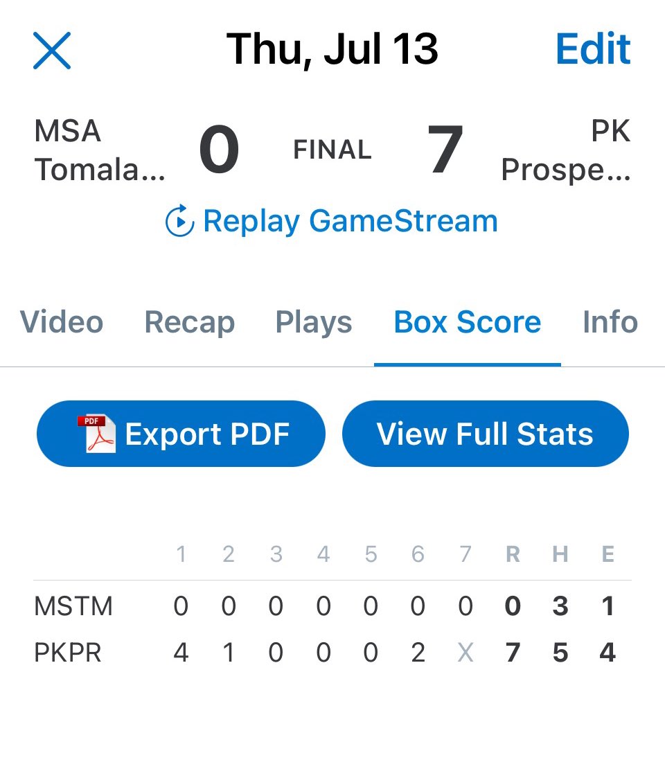 Had a great time this weekend up at SVSU throwing a complete game shutout:
7 IP
5 ks
3 hits
3 walks
0 runs
<a href="/EricShutter/">Eric⚾️</a> <a href="/pk_prospects/">Hit Dogs East</a> <a href="/PKPBaseball/">PKP Baseball Academy</a> <a href="/USZTournament/">Ultimate Strike Zone</a>